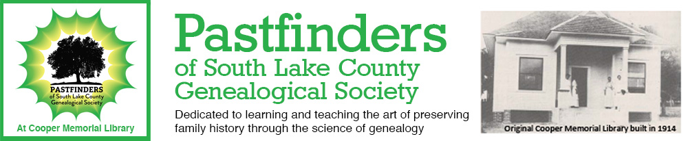 Pastfinders Genealogical Society of South Lake County 